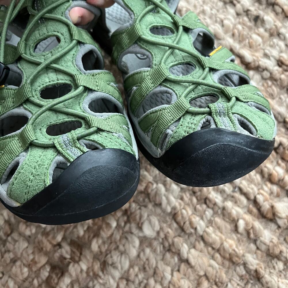 KEEN Whisper Sandals Womens 8.5 EU 39 Green Waterproof Hiking Sport EUC - Picture 8 of 16